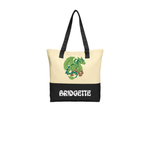 Botanical Dragon Personalized Embroidered Tote Bag