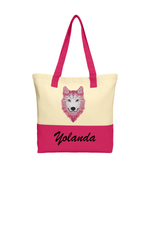 Embroidered Animal Personalized Tote Bag