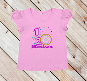 Donut Birthday Girls T-Shirt